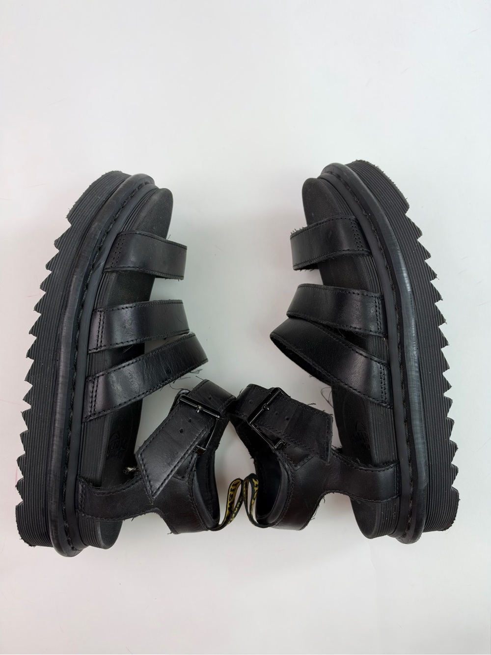 Dr. Martens Blaire Black Leather Sandals Women’s US 7 EU 38